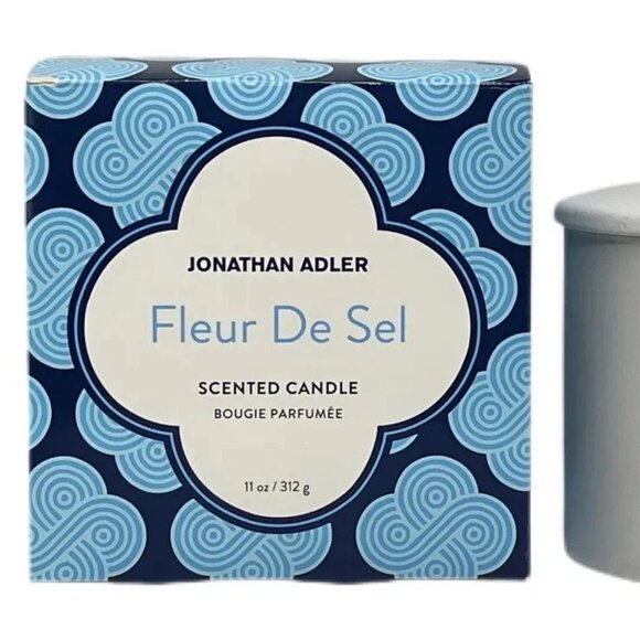 NWT Jonathan Adler Fleur De Sel Scented Candle Bougie Parfumée 11 oz - Picture 5 of 6